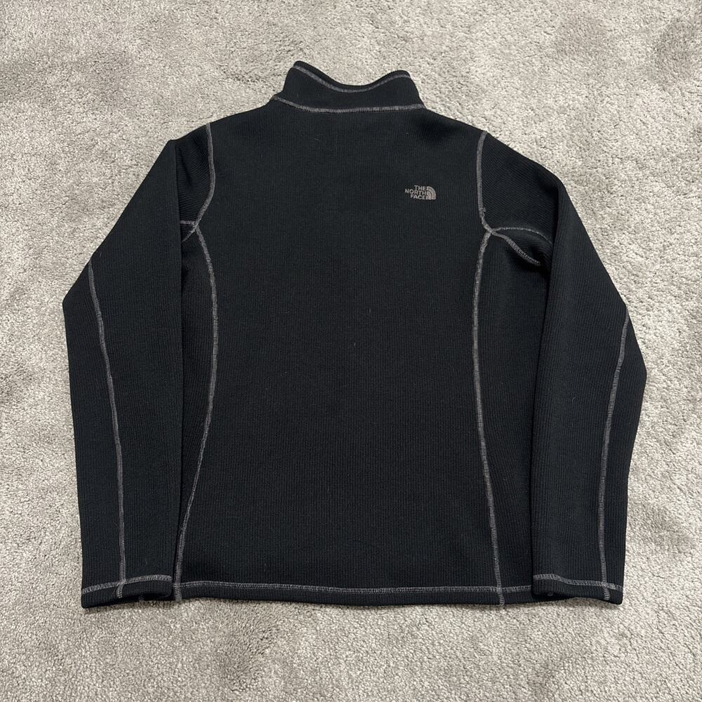 North Face Jacket Womens Large Full Zip Long Sleeve Casual Black Pockets - Picture 7 of 8